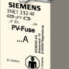 Fuse NH2L, 400 A, gPV, 1 kV (DC), 30 kA breaking capacity, 3NE1332-4F