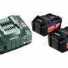 Metabo 685051000 Basic-Set 2 x 5.2 Ah Ładowarka i akumulator do elektronarzędzi 18 V 5.2 Ah Li-Ion