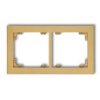 Deco Ramka Uniwersalna Podwójna Z Tworzywa Złoty 29Dr-2