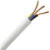 Kopp 151710849 Cable H05VV5-F 3x1mm² White 10m Flexible Durable