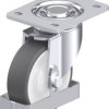 Blickle 939040 LH-POTH 125K-3-FS Rolka obrotowa z blachy stalowej Średnica koła: 125 mm Maksymalne obciążenie: 350 kg 1