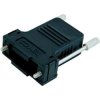 D-Sub connector housing, size: 2 (DA), straight 180°, cable Ø 11 mm, plastic, black, 165X13379XE.01