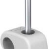 Nail clamp, max. bundle Ø 14 mm, PP, light gray, (L x W x H) 28 x 10 x 13.3 mm, 2228858