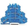 Wielopoziomowy blok zaciskowy WAGO poziomy: 3 TOPJOB S Niebieski 300V 2.5mm² Wciskane IECEx/ATEX/CSA