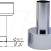A-2105 Hot air nozzle, straight, Ø 10 mm for STATION ST-8800/8802
