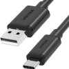 Unitek przewód USB-A - USB-C krótki 25cm Y-C480BK