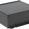 Aluminum enclosure, (L x W x H) 160 x 191 x 68 mm, black (RAL 9005), IP65, 1457U1602BK