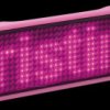 125917 LED nameplate, 11x44 pixels, USB - Frame: plain - LED: pink