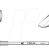 C245741 C245 soldering tip, chisel-shaped, C245741/2.4 x 0.6 mm, straigh