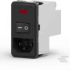 Filtr wejściowy złącza IEC 10A TE Connectivity Zatrzask