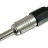 Wtyk JACK 6,3mm stereo, obudowa metalowa guma czarna