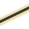 Pin header, 30 pole, pitch 2.54 mm, straight, black, SL12SMD05830G