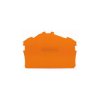 WAGO 2002-6392 0.8mm End and Intermediate Plate for 2002-6300 Series Orange