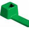 Cable tie, PA, (L x W) 100 x 2.45 mm, bundle-Ø 1.5 to 22 mm, green, -40 to 85 °C, 116-01815