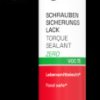 Torque sealant, 30 ml, yellow, 12000W-KAR.03