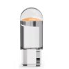 Żarówka LED COB W5W T10 12V - żółta - T10 HPC 360 sferyczna - Techniczna