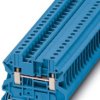 Through terminal block, screw connection, 0.14-6.0 mm², 1 pole, 41 A, 8 kV, blue, 3046197