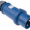 Złącze przemysłowe - zasilające 32A Wtyczka 230 V 3P Męski MENNEKES Niebieski Montaż na kablu IP44
