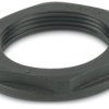 Counter nut, PG21, 36 mm, black, 1424563