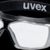 9309275 uvex pheos cx2 sonic wide-vision goggles, clear, supravision ext