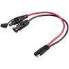TRU COMPONENTS TC-12195644 Connector Cable Black/Red 1 pc Signal & Power