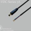 075908-750 Adapter cable, 750 mm, DC connector to open ends