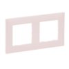 NILOE STEP Ramka 2 podwójna pudrowy róż 863292 LEGRAND