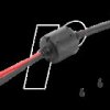 DJI Power, adapter cable, XT90 to MC4, for fast charger, 1.8 kW