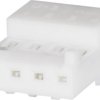 TE Connectivity 3-640621-6 Listwa kołkowa, żeńska, standardowa MTA-100, wire-to-wire, piny: 6, 5 A, 1 szt.