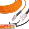 LSP-50 LC-SC 2.0 Simplex fibre optic patch cable, MM OM2, LC - SC, 2.0 m