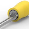 Insulated pin cable lug, 0.12-0.4 mm², AWG 26 to 22, 1.14 mm, yellow, 165514-1