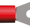 Konektor zaciskowy płaski PLASTI-GRIP Series Izolowane, M4, Czerwony 16AWG 1.65mm² 22AWG 0.26mm² TE Connectivity