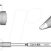C245406 C245 soldering tip, chisel-shaped, C245406/1.2 x 0.7 mm, straigh