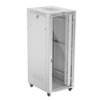 Szafa instalacyjna RACK stojąca 19 42U 800X1000 szara drzwi szklane LCD V2 FF01-8042-12SL