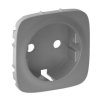 VALENA ALLURE Plakietka aluminium gniazda pojedyncze schuko 755207 LEGRAND