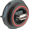USB-A panel plug, 4 pole, USB 2.0, PX0848/A