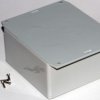 ABS enclosure, (L x W x H) 120 x 120 x 59 mm, light gray (RAL 7035), IP54, 1591UF2SGY