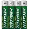 Bateria cynkowo-węglowa Megacell Ultra Green R03 AAA (blister) - 4 sztuki