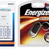 8 x ładowarka Sanyo Eneloop MQN04-E-4-3UTGA + GRATIS Energizer Keychain Light