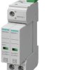 Ochronnik przepięciowy 1-fazowy, 25kA, montaż Szyna DIN, -40 → +80 °C., Siemens 5SD