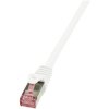 LogiLink CQ2081S RJ45 Patch Cable CAT 6 S/FTP 7.5m White LSZH Flame-retardant