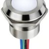 APEM Q22F1CXXY24E Lampka sygnalizacyjna LED żółty Równe cięcie 59 mcd