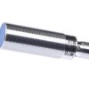 Czujnik indukcyjny M18x1 64 mm quasi-zabudowany Sn 12 10-30VDC PNP NO złącze M12 IP67 mosiądz chromowany IB180126