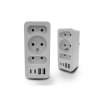 Rozgałęźnik elektryczny R-3 3gn. b.u. + 2xUSB + 2xUSB-C / LxW72028