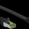 61094 Cat.8.1 patch cable, S/FTP (PiMF), CU, black, 2 m