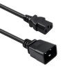 Qoltec Kabel przedłużający zasilający IEC C20/C13 3x1.5mm² 1.2m