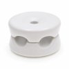 Uchwyt kabla ceramiczny biały 33×18 mm na 2 przewody - Ceramic Classic Loft