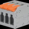 2604-3103 PCB terminal block with Lever and push-in CAGE CLAMP