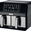 Kenwood Home Appliance HFM20.000MB Frytkownica 8 l 1700 W z funkcją timera, powłoka nieprzywierająca czarny, srebrny