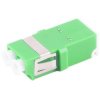 FO connector, LC socket to LC socket, OS1/OS2, singlemode, ceramic, green, BS07-60031